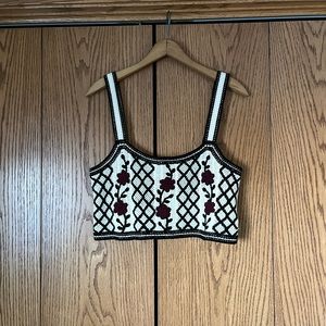 Cropped Hippie Vest/Tank